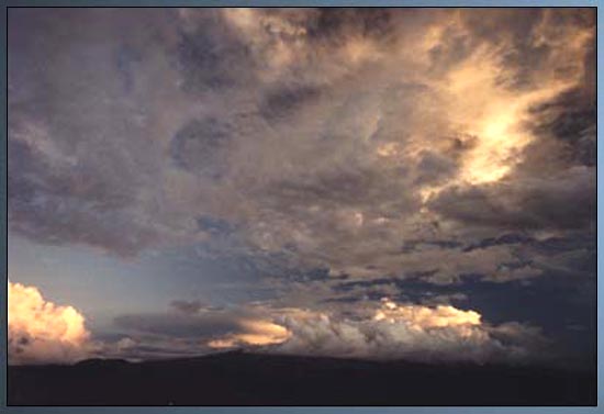 Clouds surrounding Haleakala