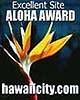 Aloha Award from HAWAIICITY.COM